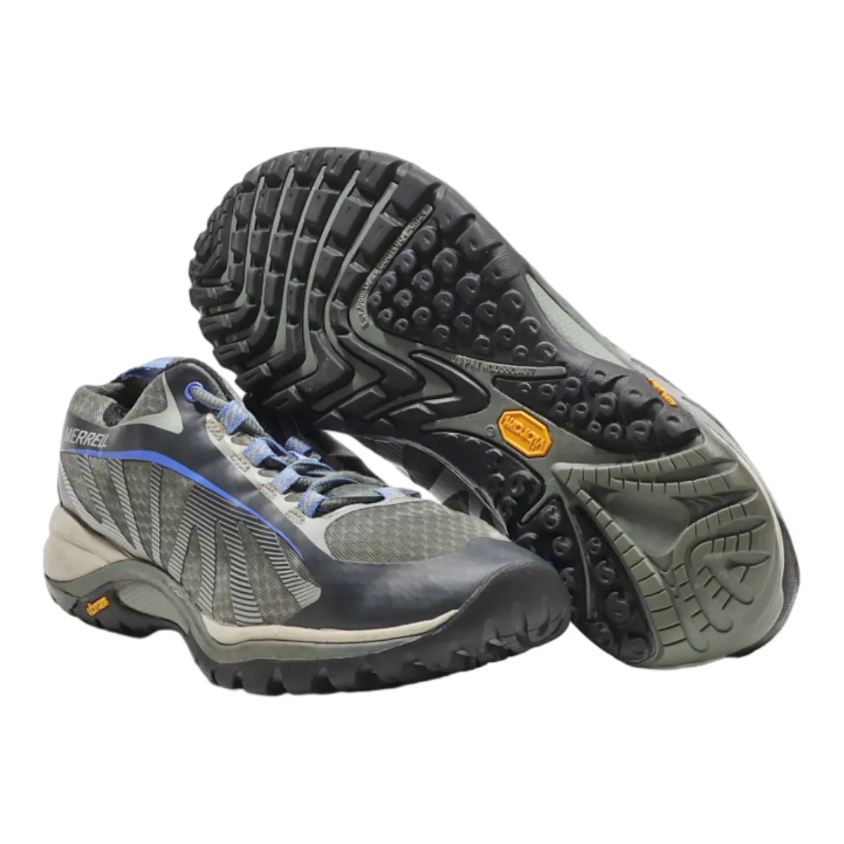 MERRELL Vibram Sneaker Trainers Grey Synthetic Womens UK 4.5