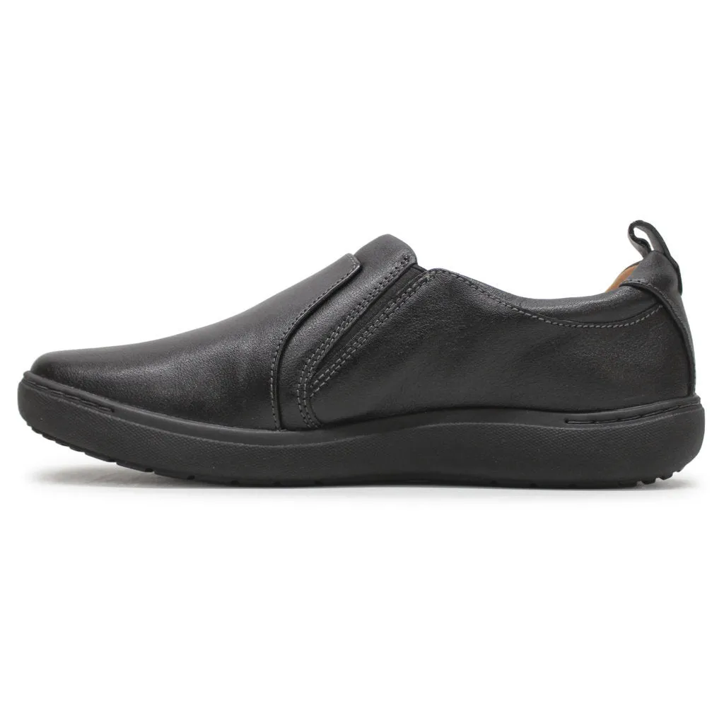 Nalle Lilac Leather Women's Slip On Shoes