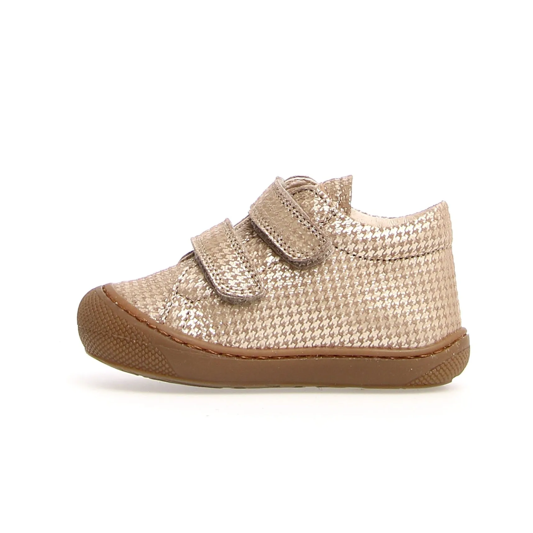 Naturino Girl's Cocoon Pied De Poule Vl Sneakers, Taupe