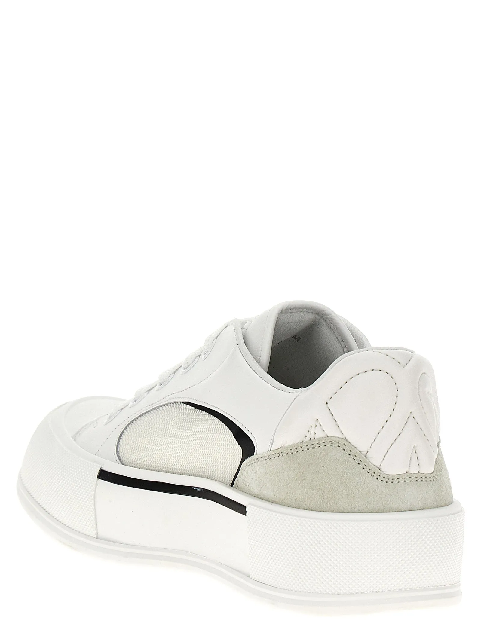 Neoprene Canvas Sneakers Bianco/Nero