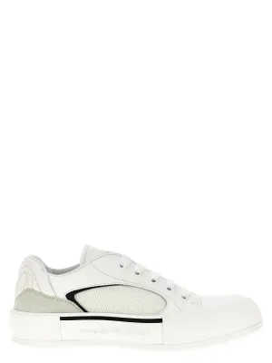 Neoprene Canvas Sneakers Bianco/Nero