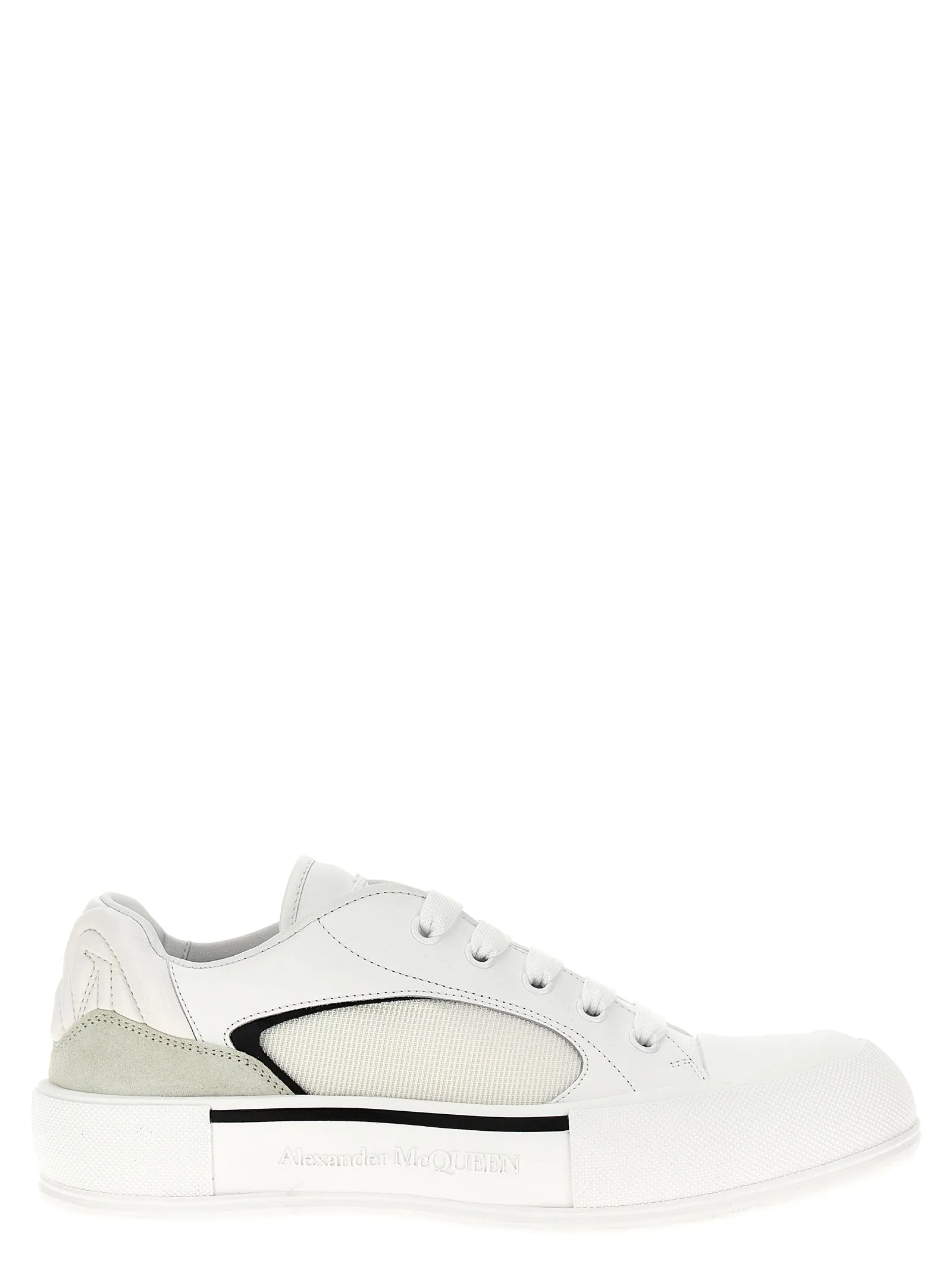 Neoprene Canvas Sneakers Bianco/Nero