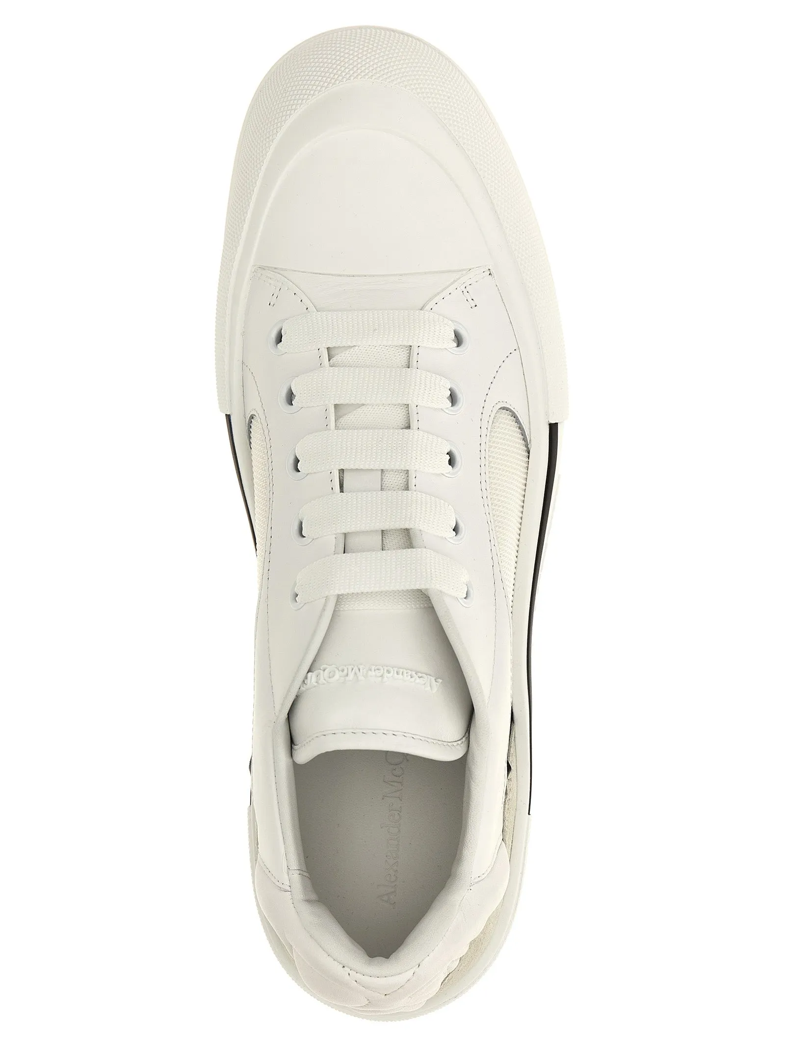 Neoprene Canvas Sneakers Bianco/Nero