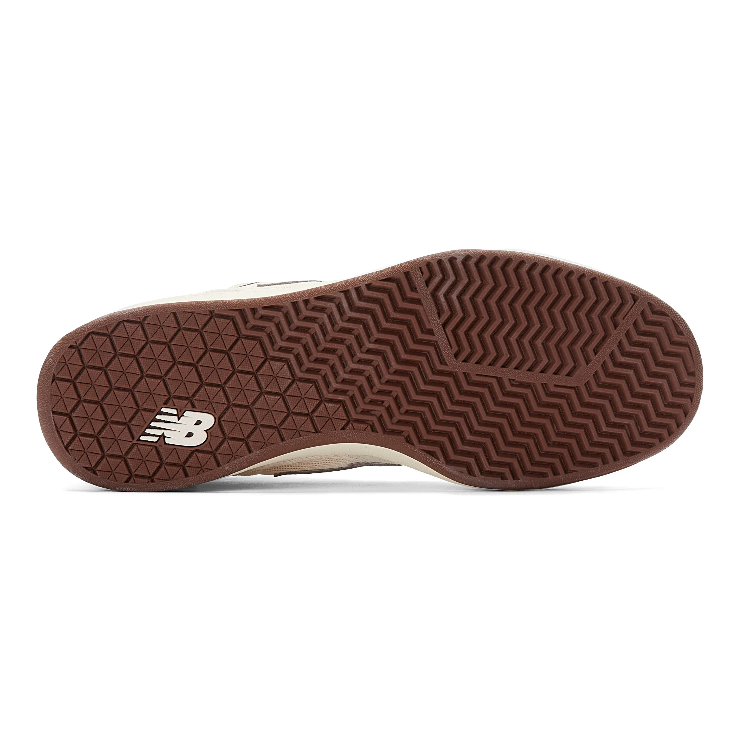 New Balance Numeric 440v2 High Skateboard Shoe - Sea Salt/Dark Brown