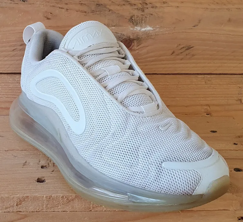 Nike Air Max 720 Low Textile Trainers UK5.5/US6Y/EU38.5 AQ3196-100 Triple White