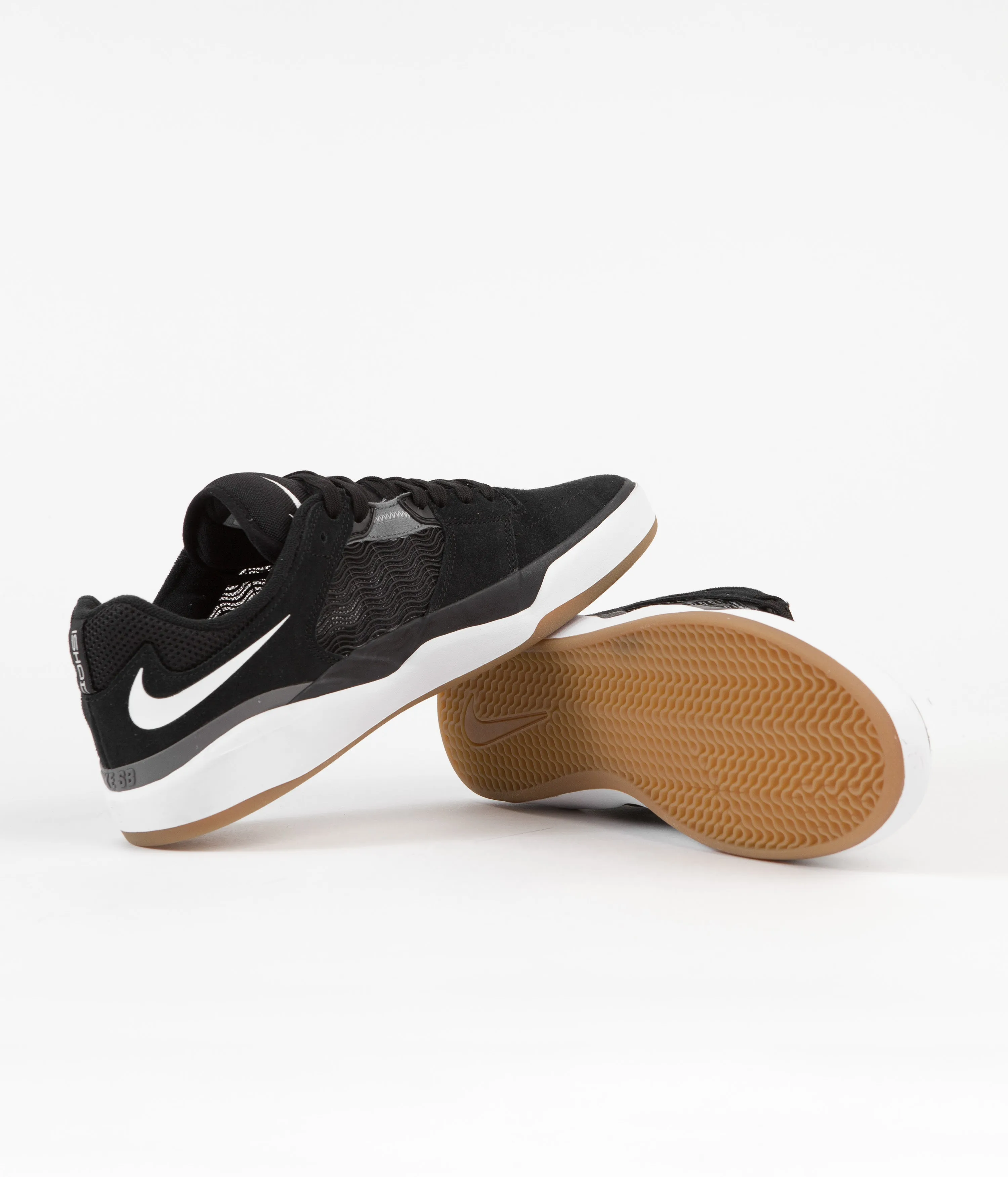Nike SB Ishod Shoes - Black / White - Dark Grey - Black