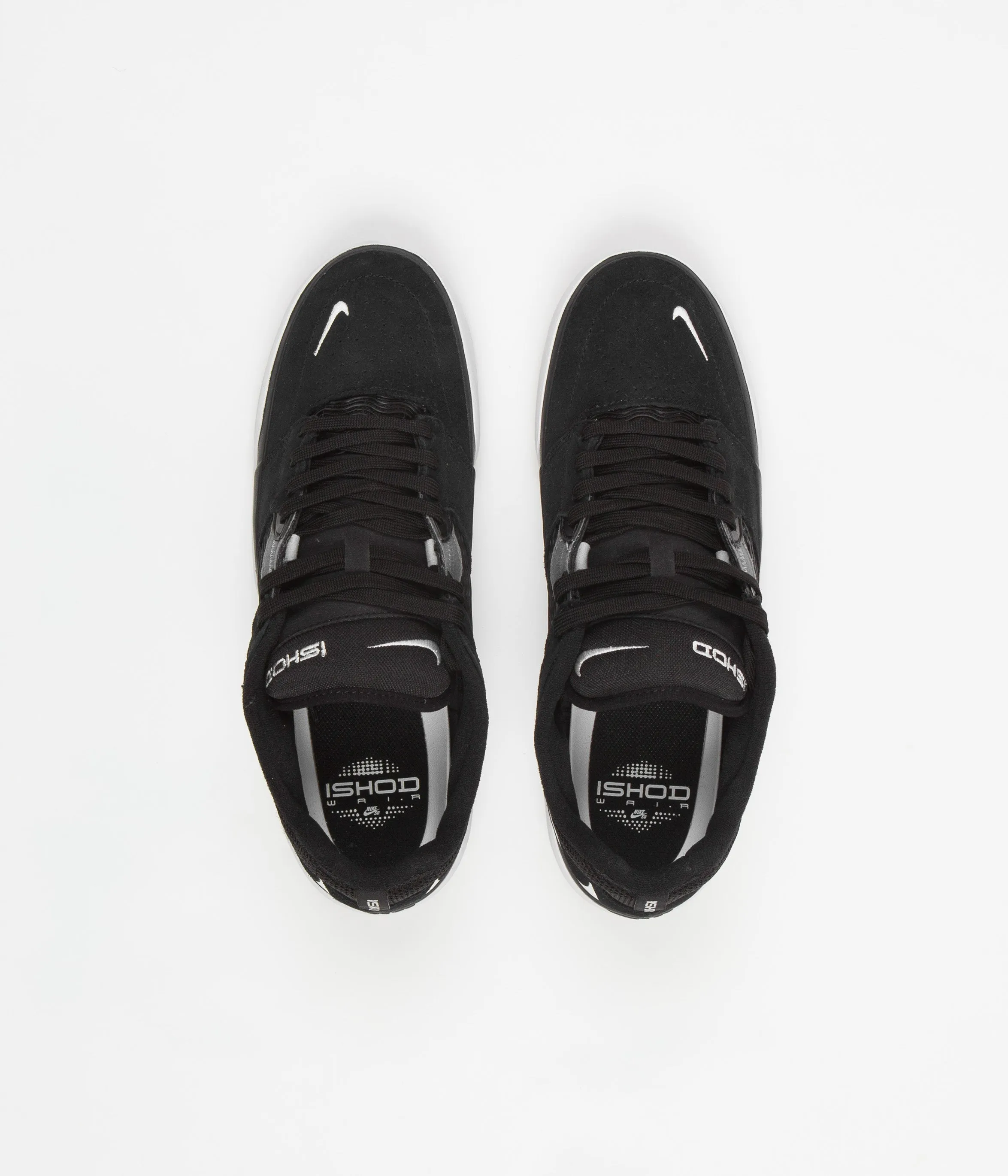 Nike SB Ishod Shoes - Black / White - Dark Grey - Black