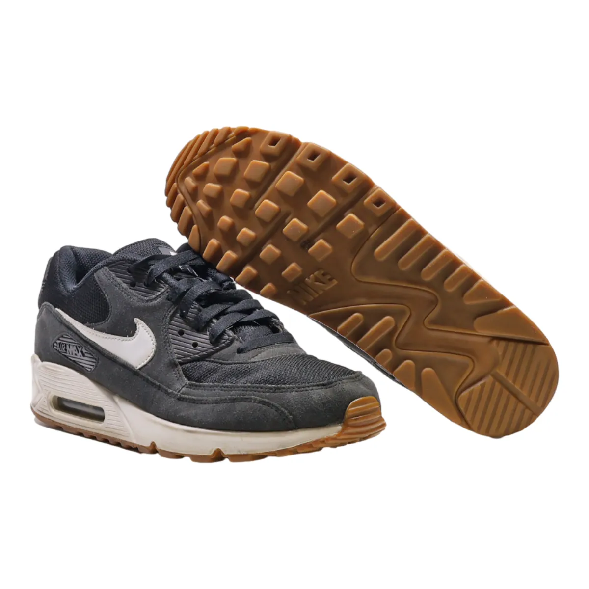 NIKE Sneaker Trainers Black Synthetic Mens UK 8