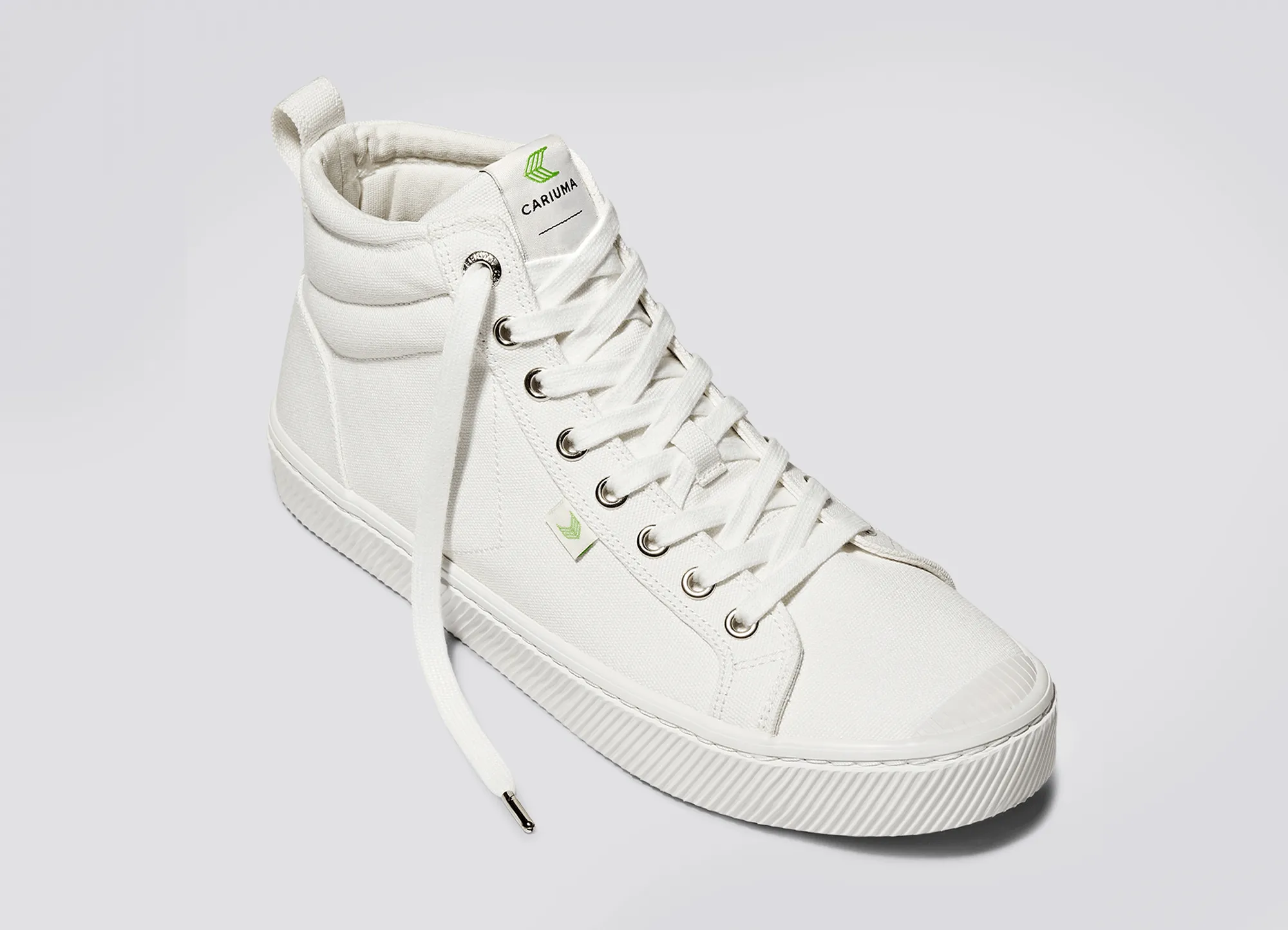 OCA High Off-White Canvas Sneaker