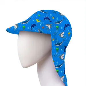 Olympos Blue Sealife Sun & Swim Hat