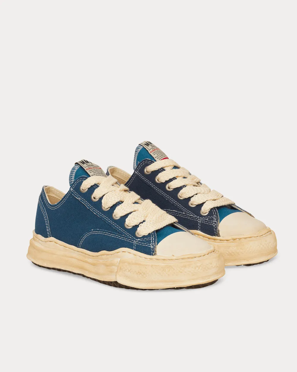 Peterson Denim Blue Low Top Sneakers