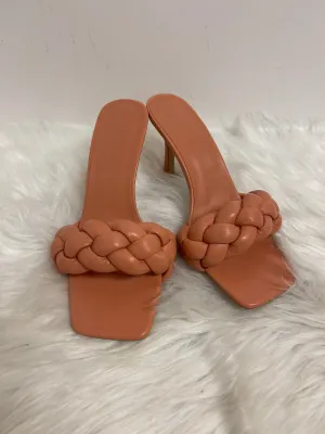 Pink Shoes Heels Kitten Clothes Mentor, Size 8