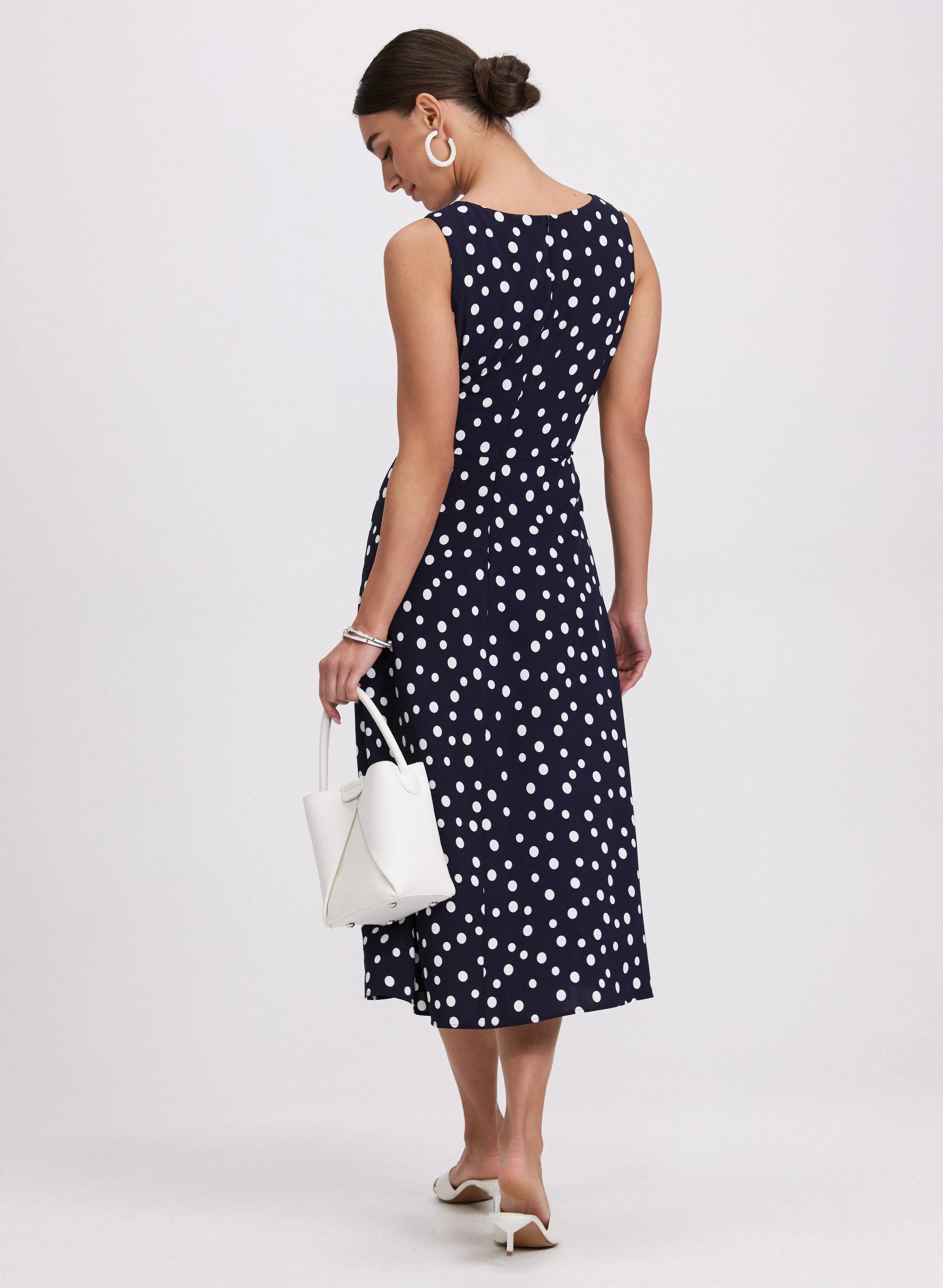 Polka Dot Midi Dress