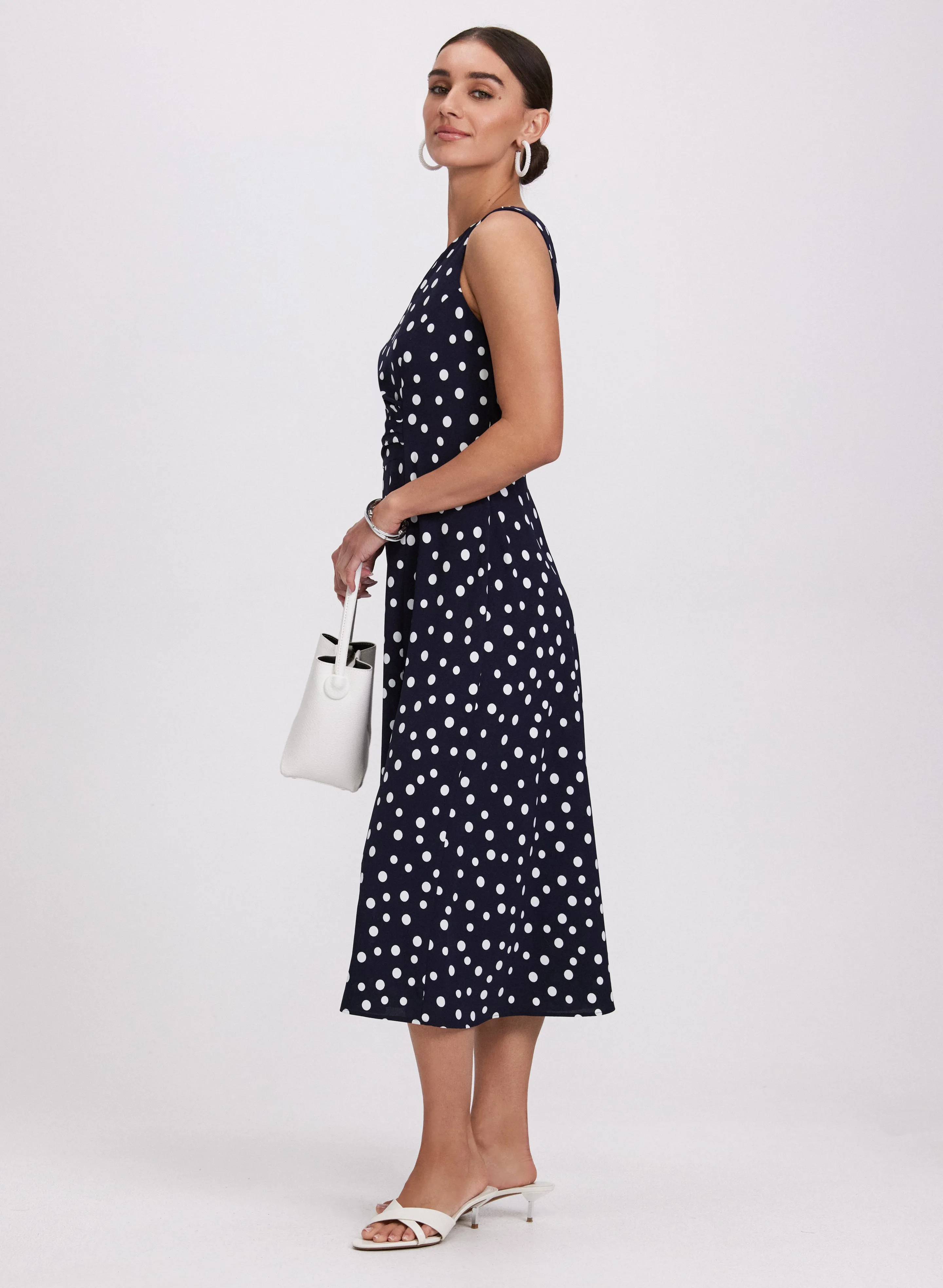 Polka Dot Midi Dress