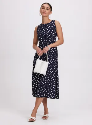 Polka Dot Midi Dress