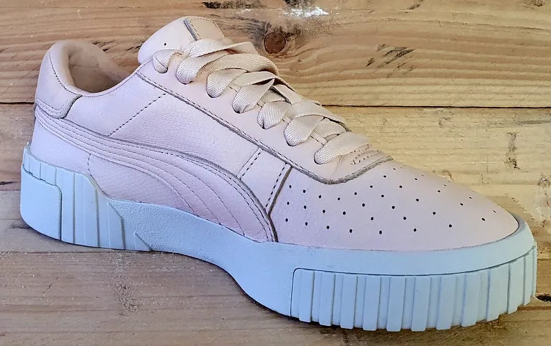Puma Cali Leather Trainers 369734 01 Emboss Pink/White/Gold UK5/US7.5/EU38