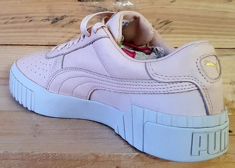 Puma Cali Leather Trainers 369734 01 Emboss Pink/White/Gold UK5/US7.5/EU38