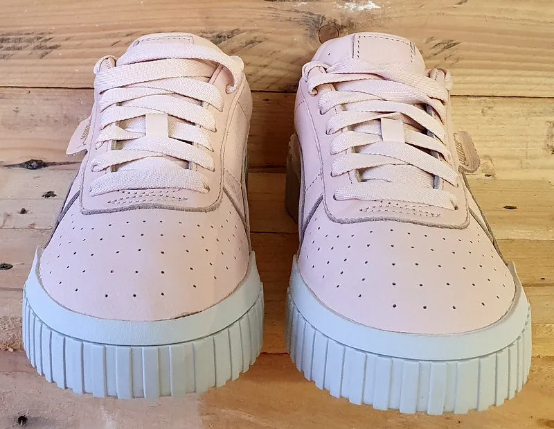 Puma Cali Leather Trainers 369734 01 Emboss Pink/White/Gold UK5/US7.5/EU38