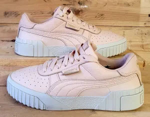 Puma Cali Leather Trainers 369734 01 Emboss Pink/White/Gold UK5/US7.5/EU38