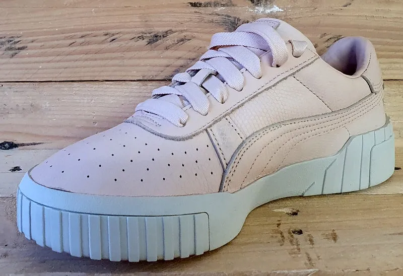 Puma Cali Leather Trainers 369734 01 Emboss Pink/White/Gold UK5/US7.5/EU38