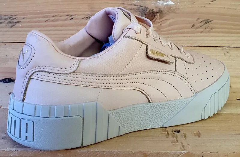 Puma Cali Leather Trainers 369734 01 Emboss Pink/White/Gold UK5/US7.5/EU38