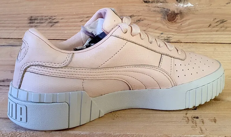Puma Cali Leather Trainers 369734 01 Emboss Pink/White/Gold UK5/US7.5/EU38