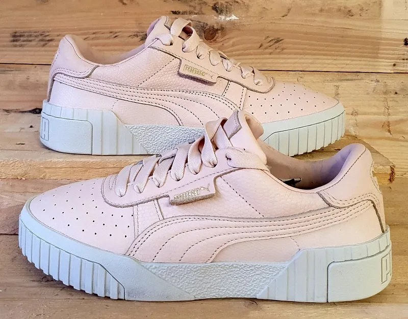 Puma Cali Leather Trainers 369734 01 Emboss Pink/White/Gold UK5/US7.5/EU38