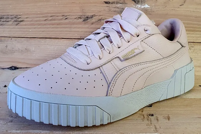 Puma Cali Leather Trainers 369734 01 Emboss Pink/White/Gold UK5/US7.5/EU38