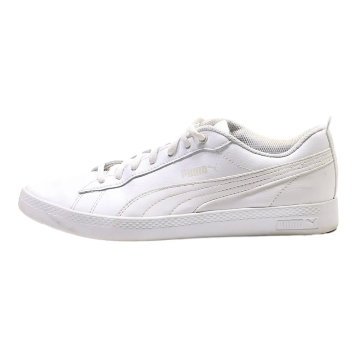 PUMA Smash 2022 Sneaker Trainers White Leather Womens UK 6.5