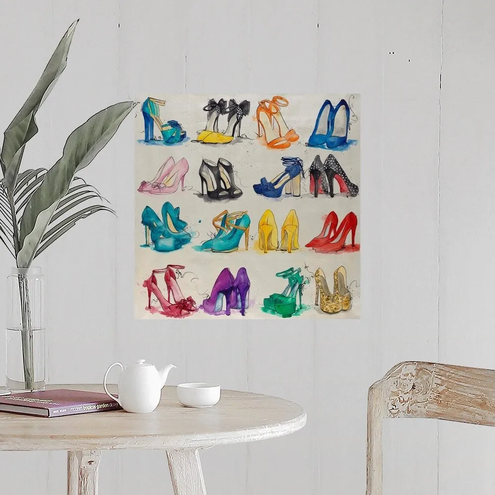 "Closet of Shoes" Poster Print