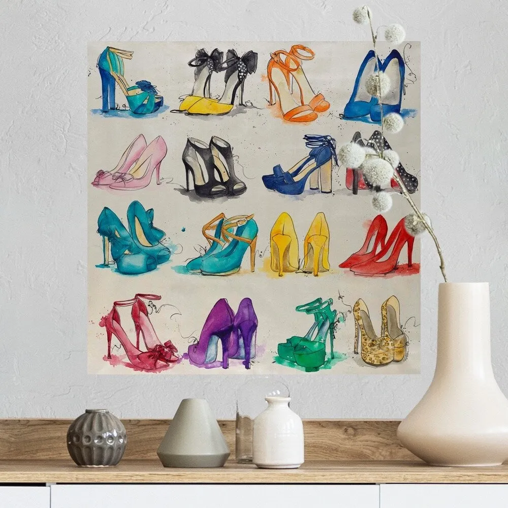 "Closet of Shoes" Poster Print