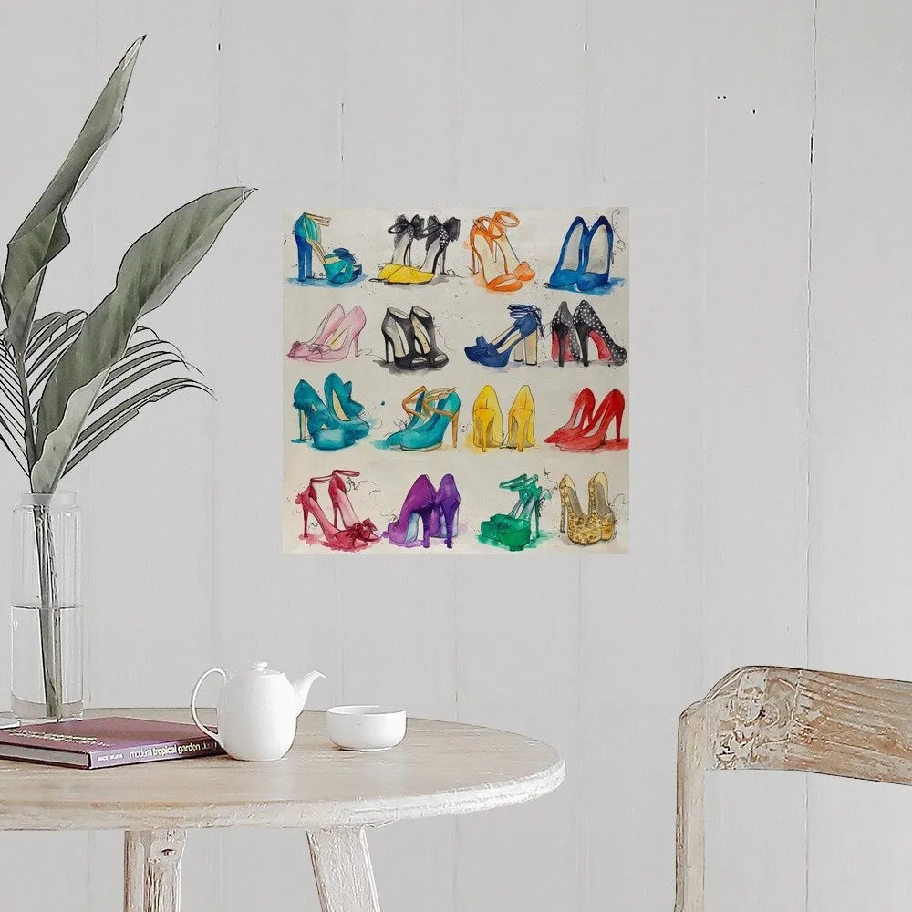 "Closet of Shoes" Poster Print