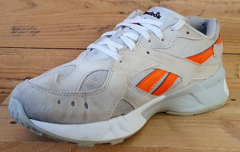Reebok Aztrek Low Textile/Suede Trainers UK10/US11/EU44.5 CN7472 Solar Orange