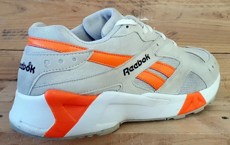 Reebok Aztrek Low Textile/Suede Trainers UK10/US11/EU44.5 CN7472 Solar Orange