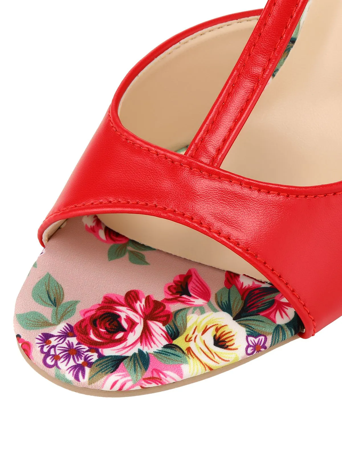 Retro 1950s Fish Mouth High Heels Shoes