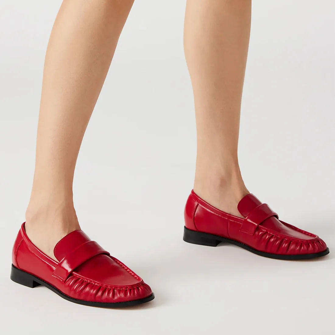 RIDLEY RED LEATHER