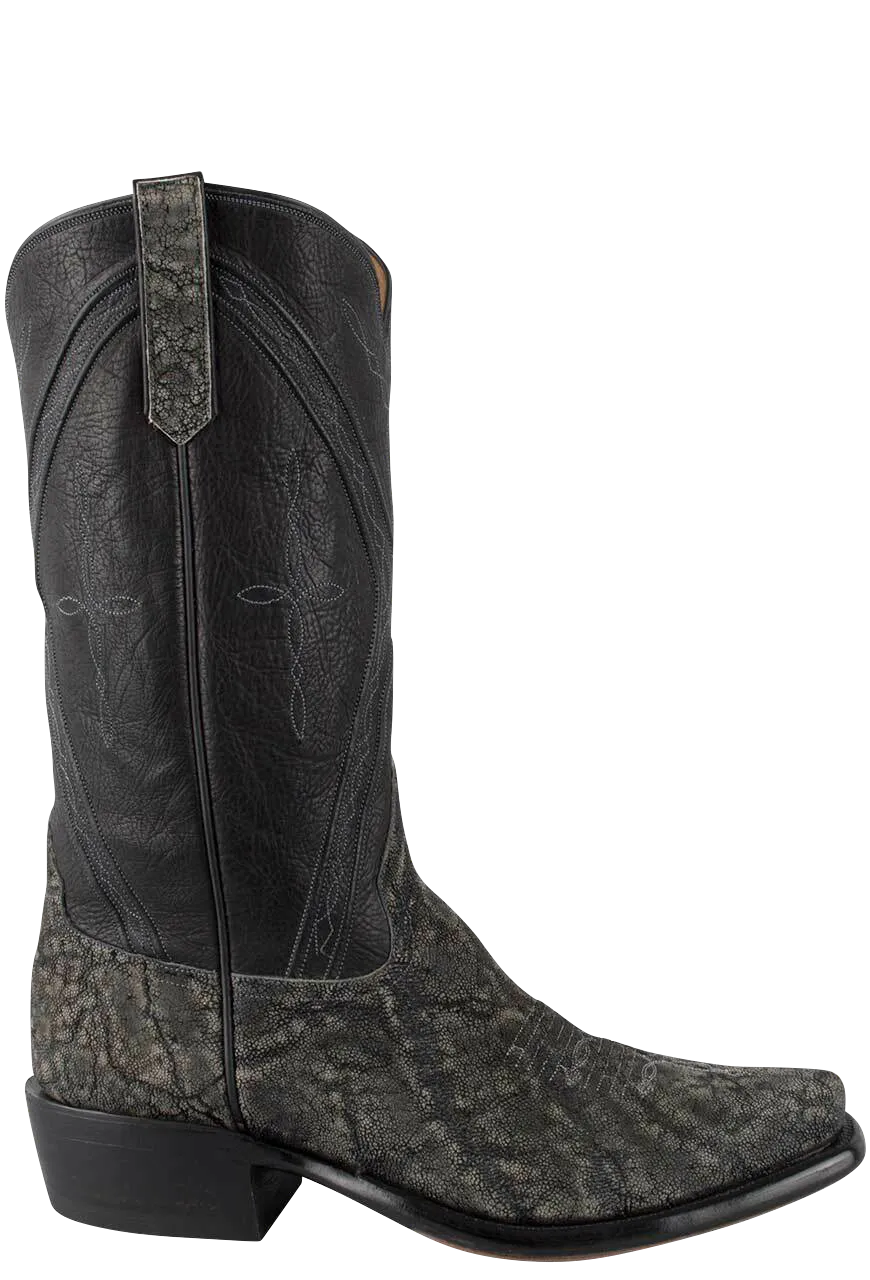 Rios of Mercedes Safari Gray Elephant Cowboy Boots - Granite