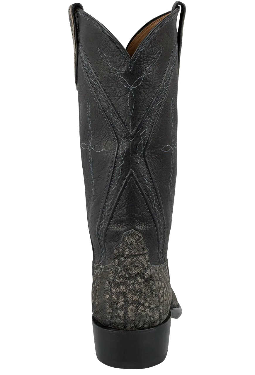 Rios of Mercedes Safari Gray Elephant Cowboy Boots - Granite