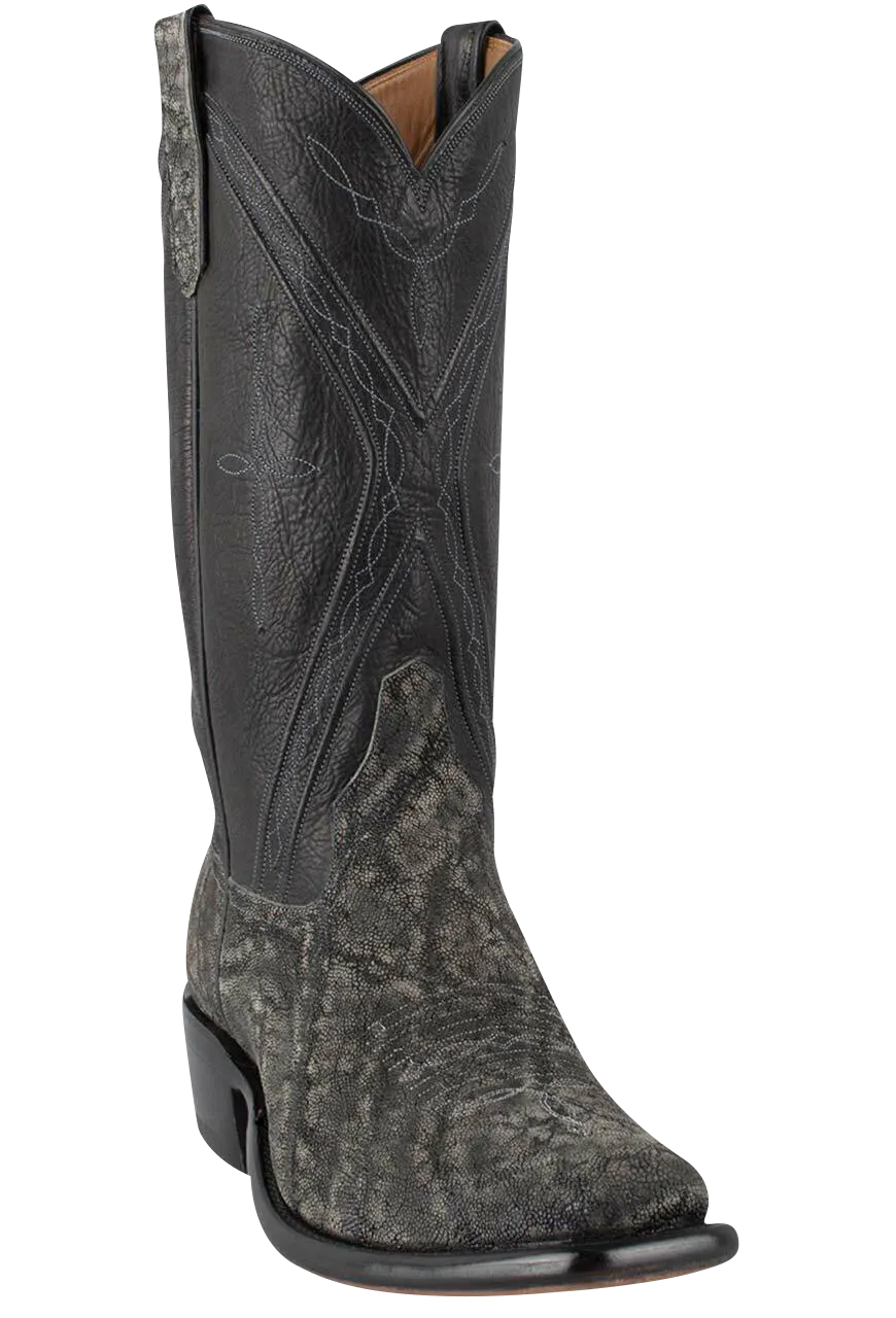 Rios of Mercedes Safari Gray Elephant Cowboy Boots - Granite