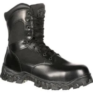 Rocky Alpha Force Men's Zipper Composite Toe Boots Fq0006173 In Black