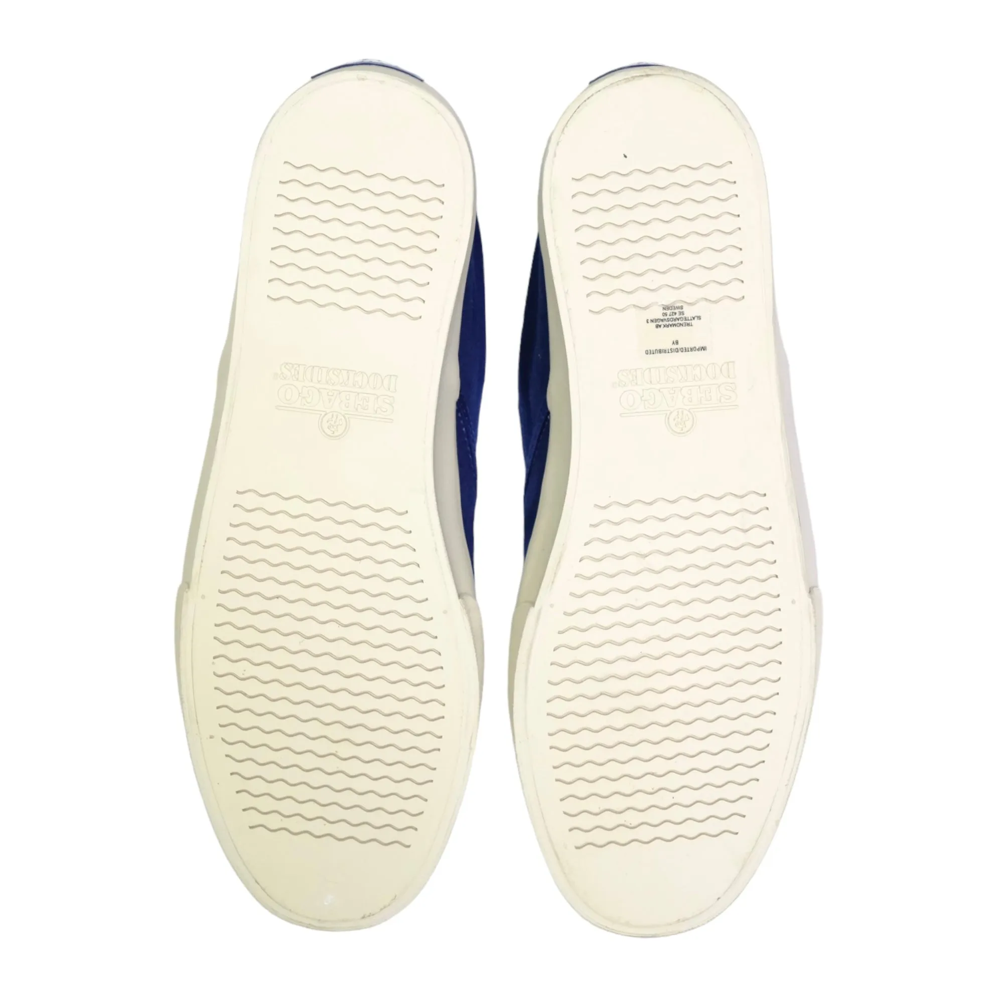 Sebago - Blue Cotton Docksides Slip-On Shoe EU 44 / UK 9,5