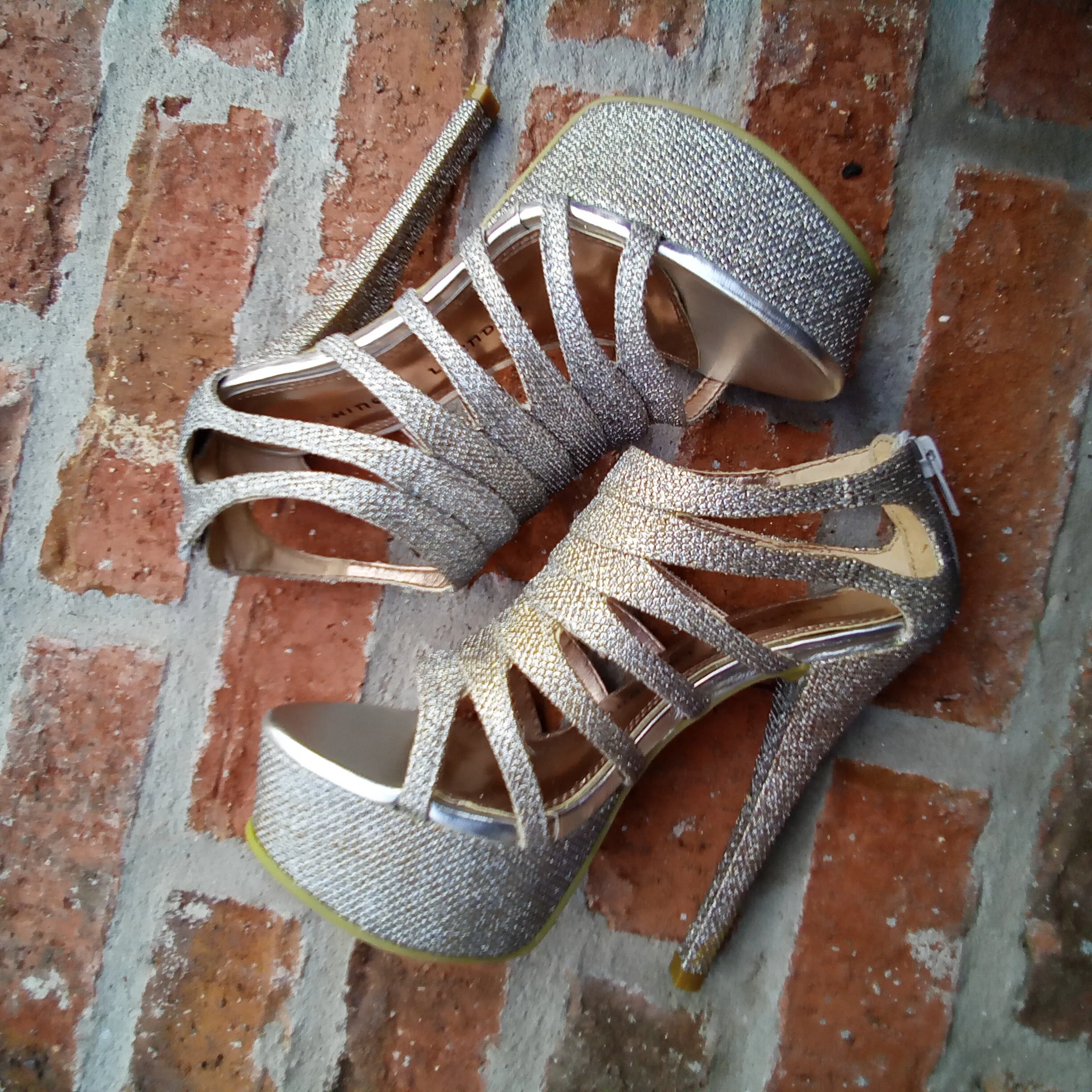 Silver Platform Heels  | Chinese Laundry Tea Party