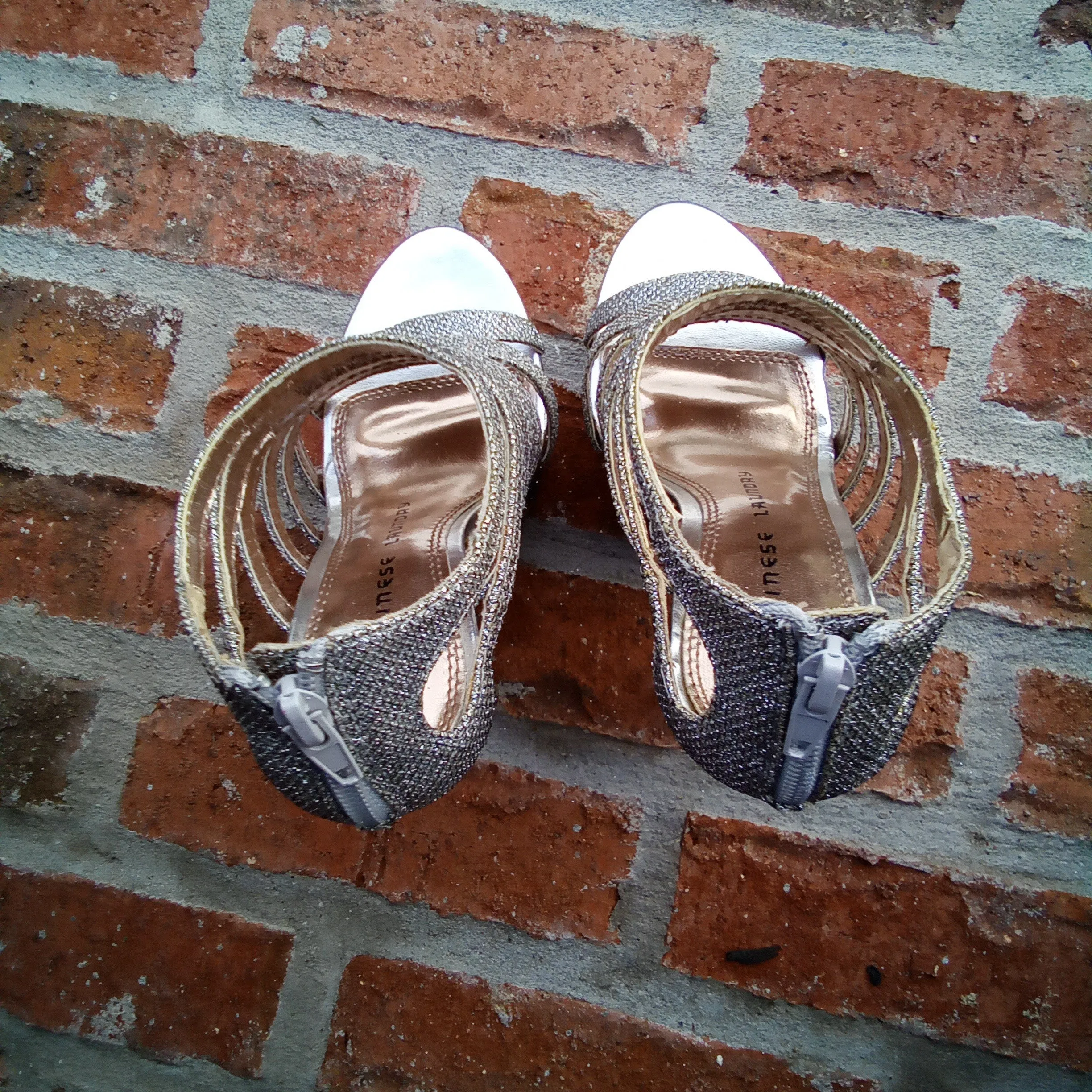Silver Platform Heels  | Chinese Laundry Tea Party