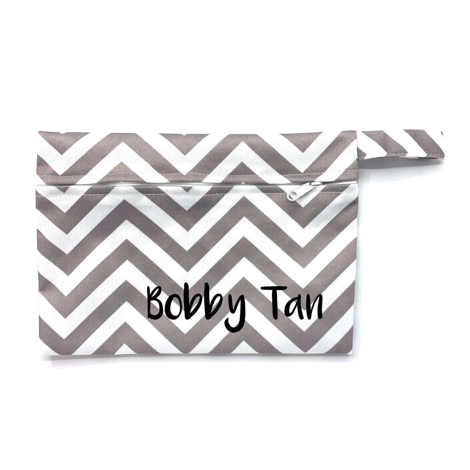 Small Wetbag - Grey Chevron