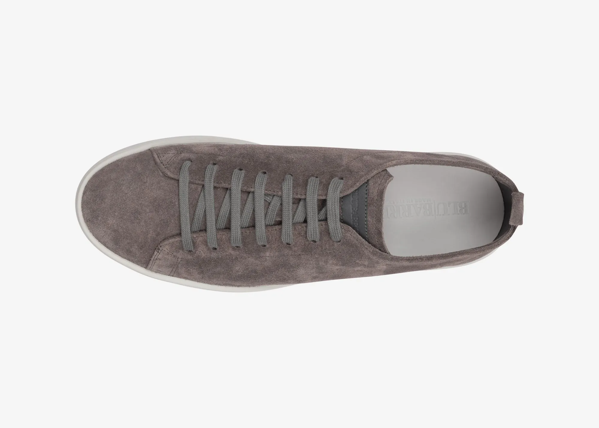 Sneaker in suede grigio