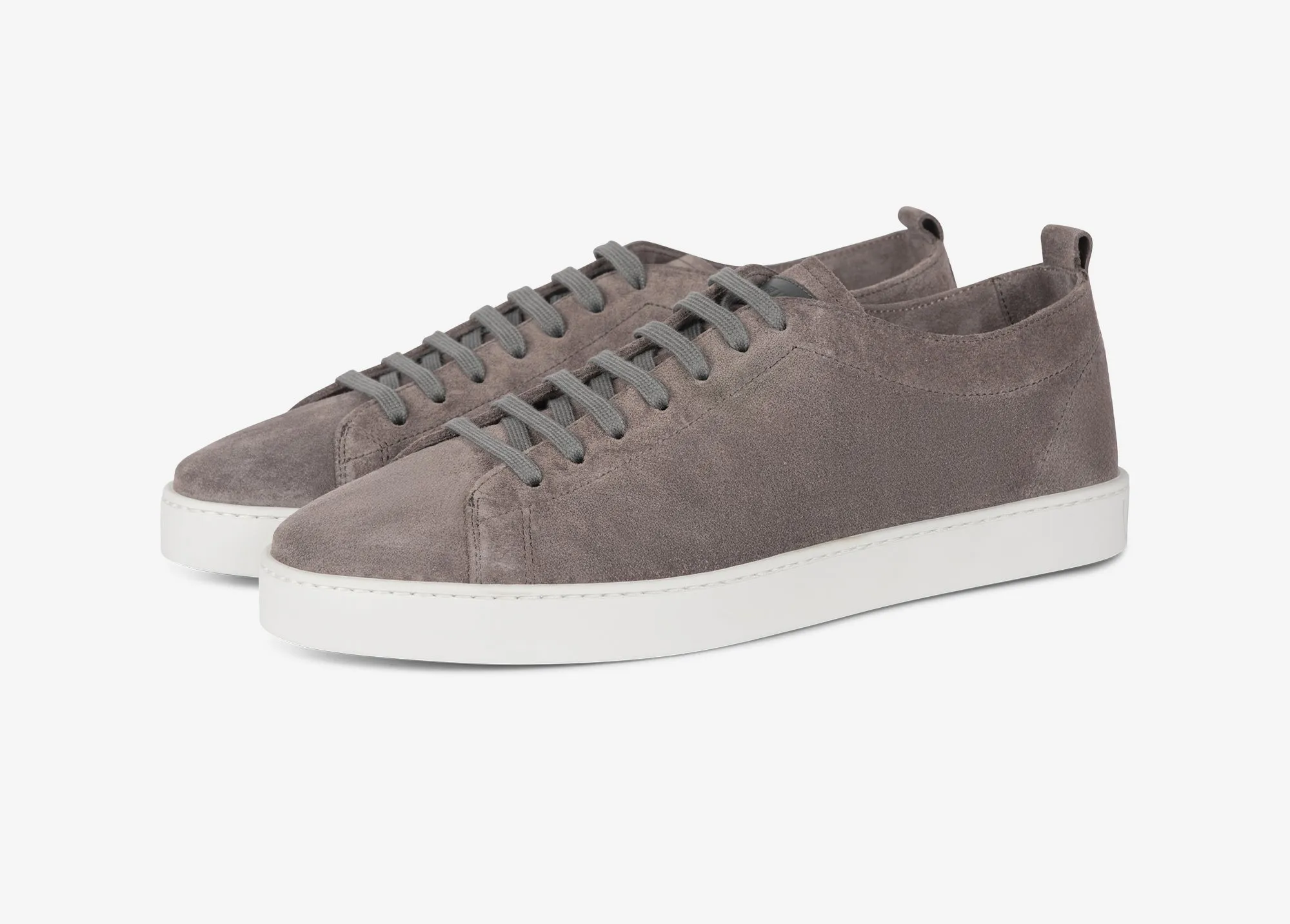 Sneaker in suede grigio