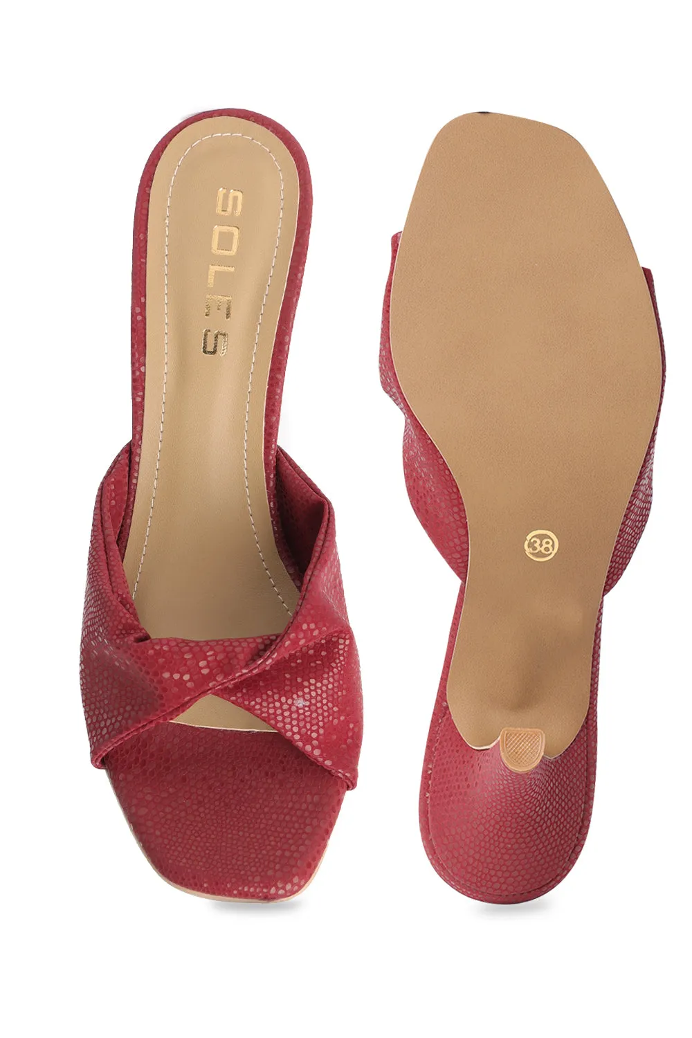 SOLES Twisted Pencil Heels