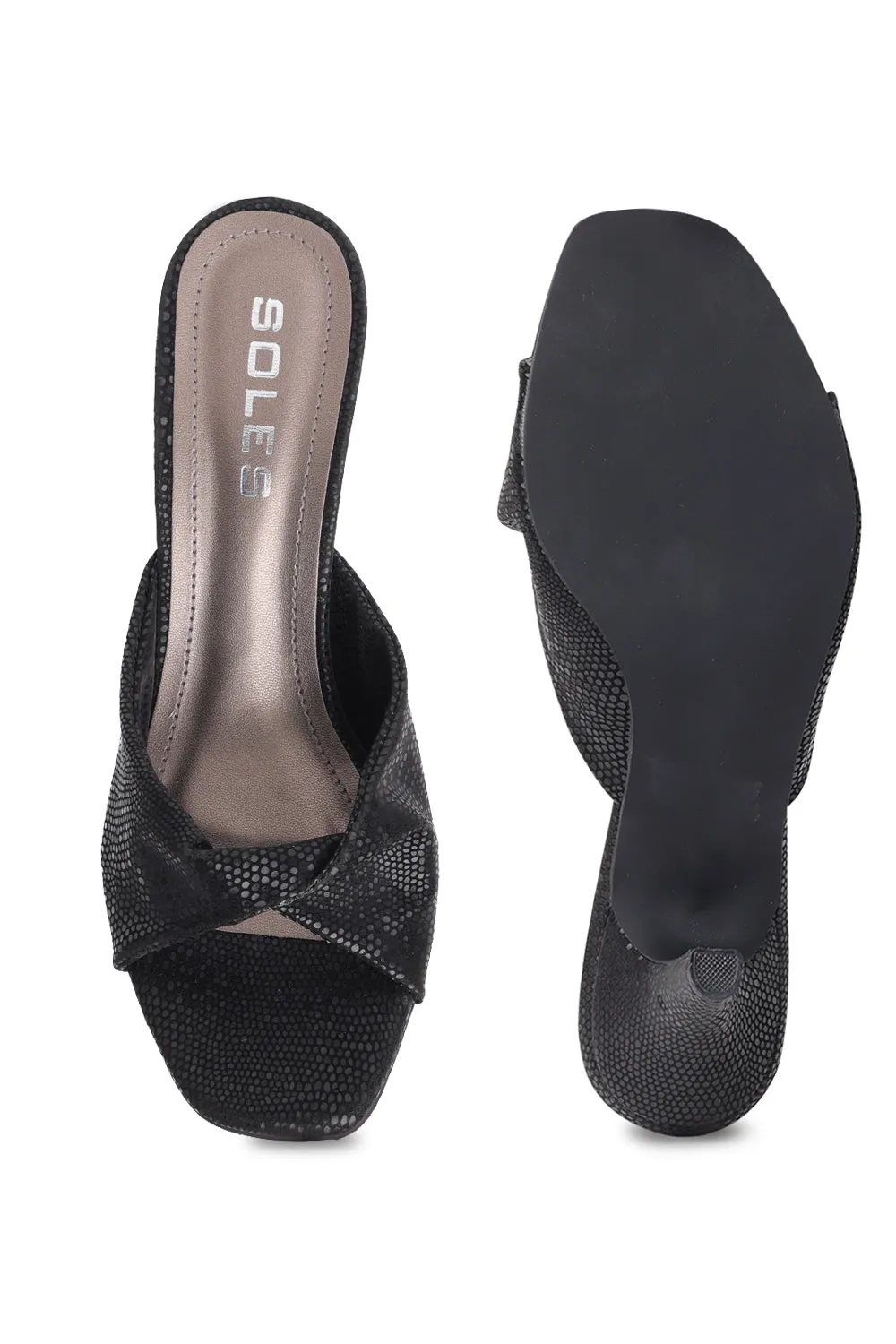 SOLES Twisted Pencil Heels