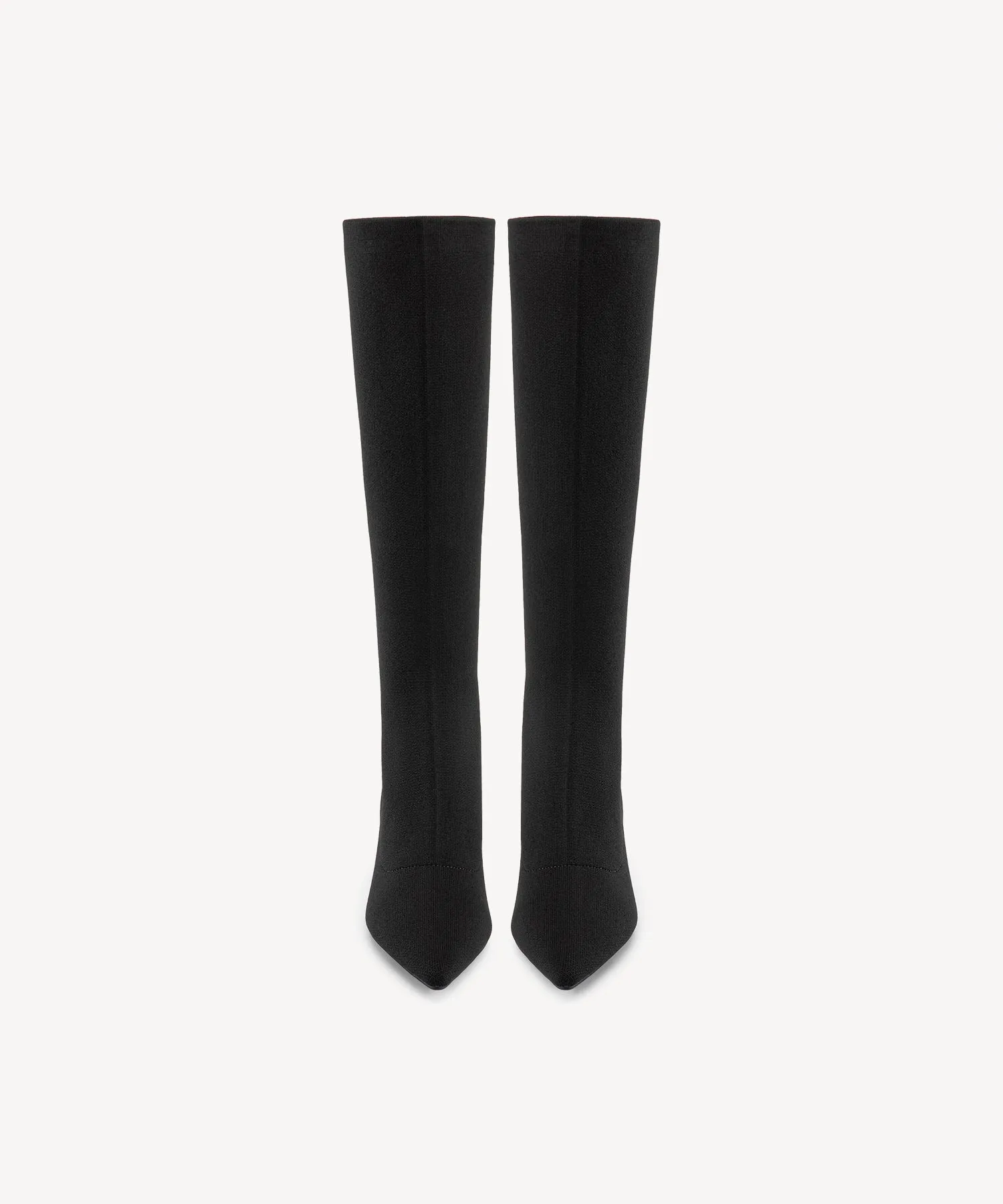 Spectrum Chic Pointed Toe Sock High Boots