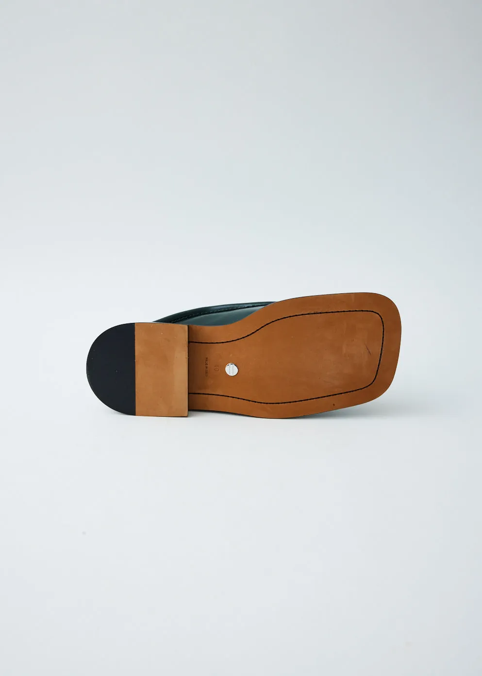 Square Loafer Mule